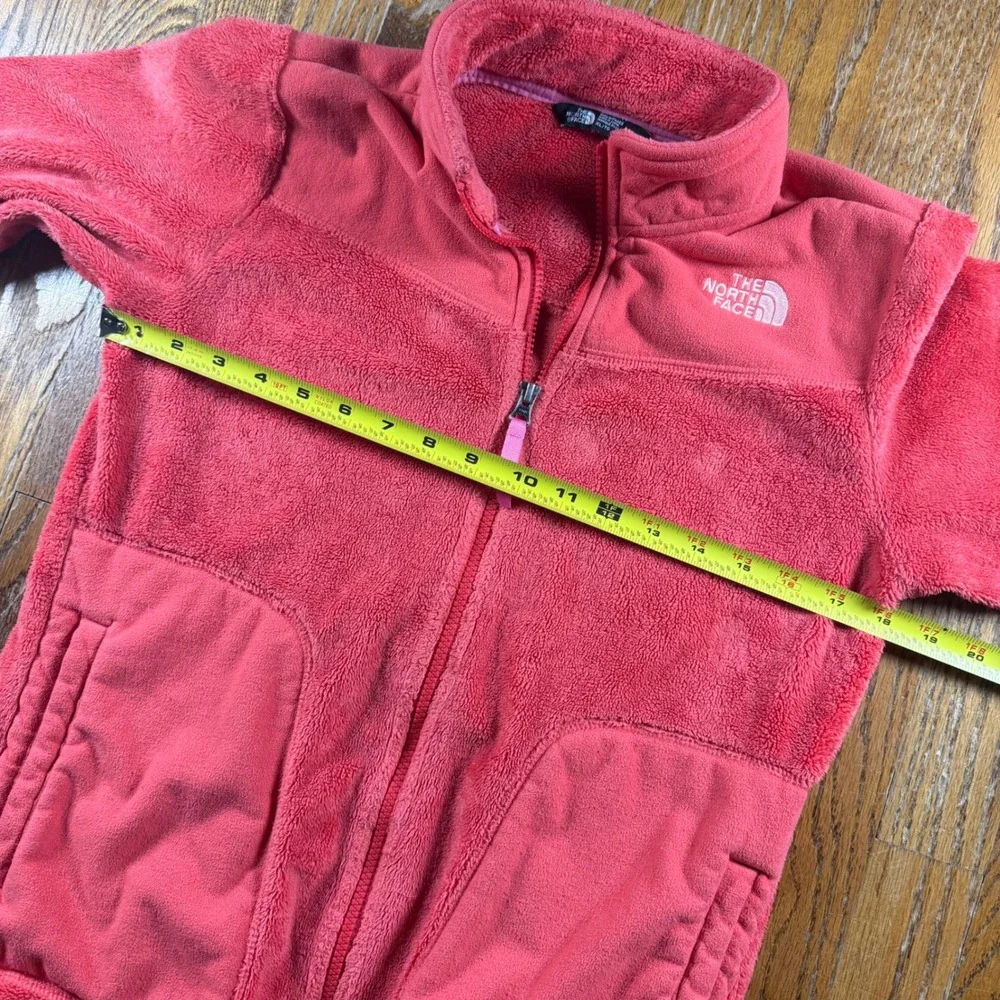 The North Face Girls Osito Fleece Jacket Pink Coral Full Zip XL 18 Gorpcore